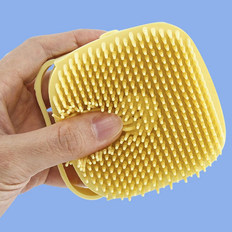 Pet soft bath glove brush. Soft Safety Silicone